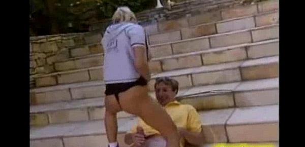  Blonde Teen Anal Outdoor with Mature Guy by TROC